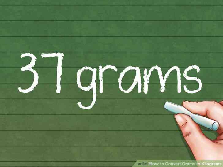 Image intitulée Convertir les Grammes en Kilogrammes à l